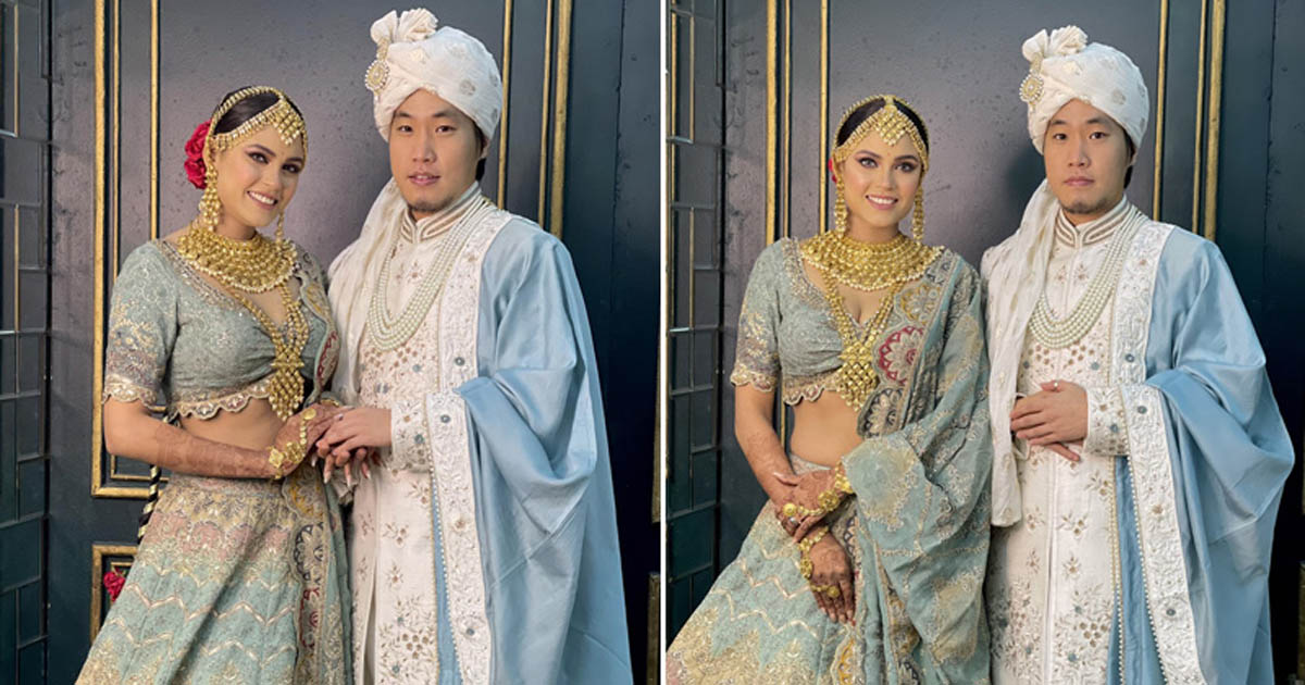 ভালোবেসে বাংলাদেশি মডেলকে বিয়ে করলেন কোরিয়ান যুবক