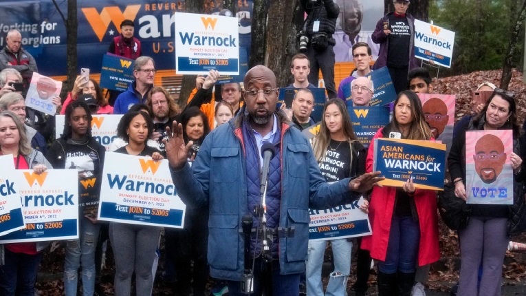 জর্জিয়ায় জয়ে সিনেটে সংখ্যাগরিষ্ঠতা পেলো ডেমোক্র্যাটরা