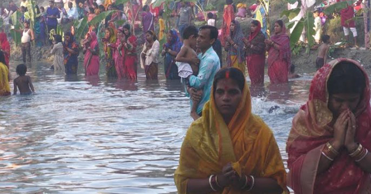 সৈয়দপুরে সূর্যস্নান পূজার আনুষ্ঠানিকতা শেষ