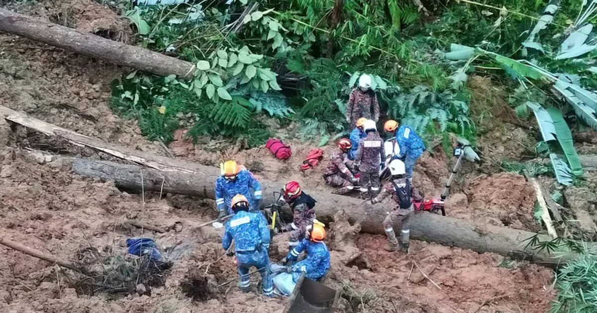মালয়েশিয়ায় ভূমিধস, শিশুসহ নিহত ১৬