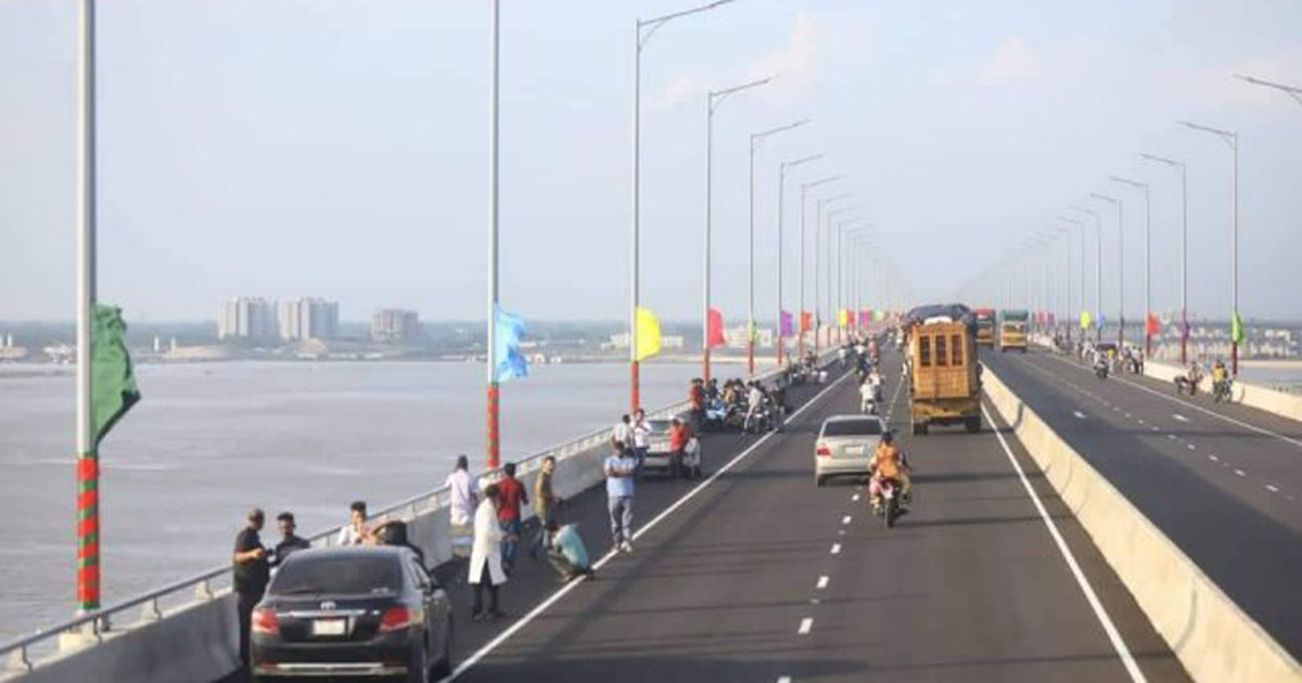 ২৭ টনের বেশি যানবাহন পদ্মা সেতুতে চলবে না