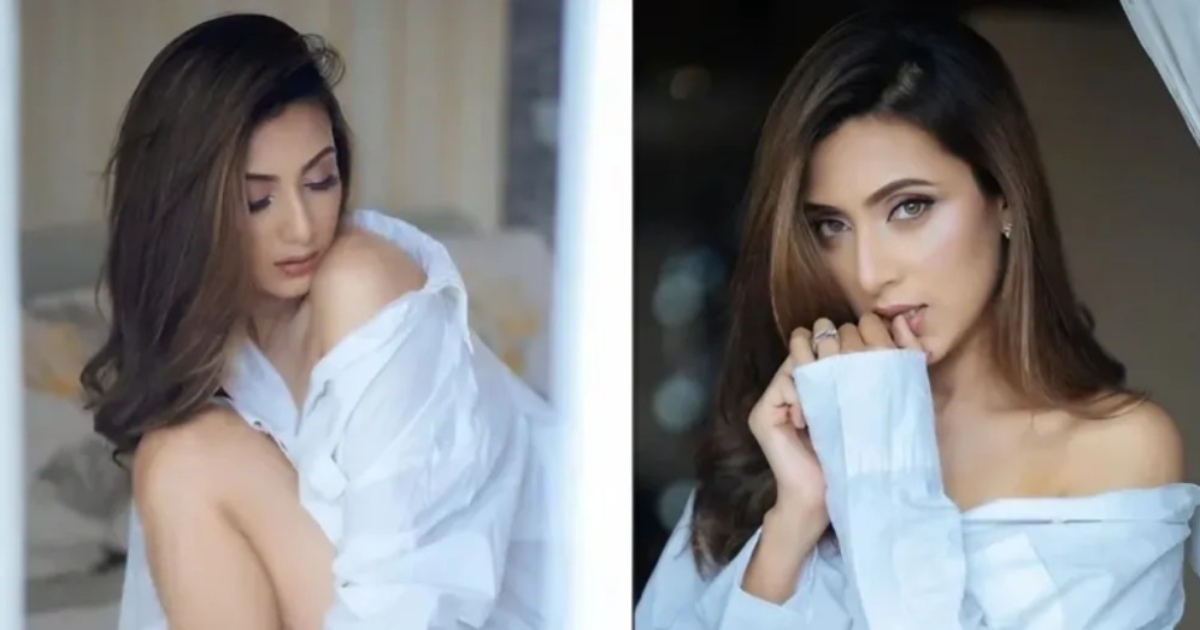 সাদার ভেতরে সব উত্তর, শীতে উত্তাপ ছড়ালেন মিম