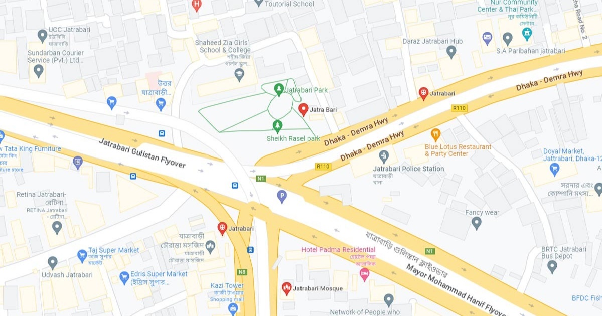 যাত্রাবাড়ীতে বাসের ধাক্কায় বিশ্ববিদ্যালয়ছাত্র নিহত