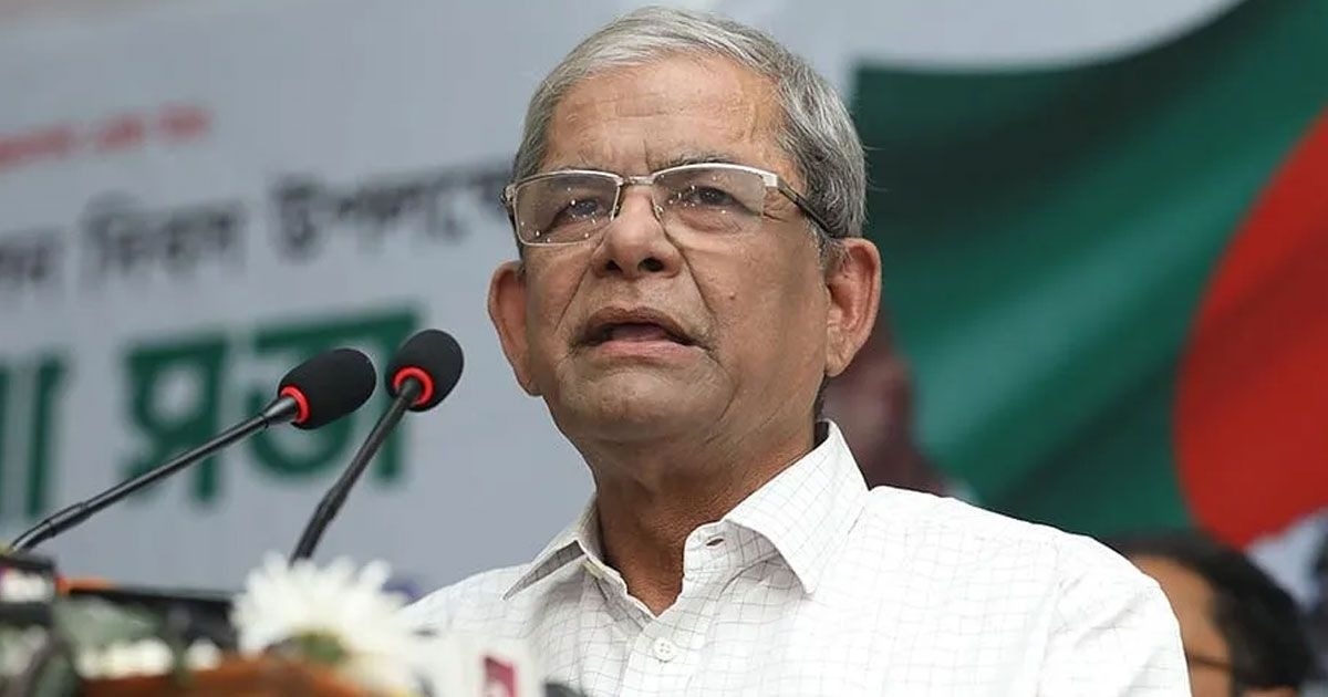 খালেদা জিয়াকে নিয়ে নাটক করছে সরকার ফখরুলের মন্তব্য