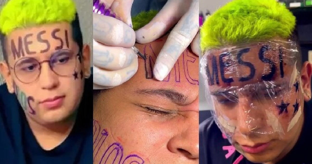 কপালে মেসির ট্যাটু করতেই অশুভ শক্তির কবলে পরিবার! পস্তাতে পস্তাতে এখন কপাল চাপড়াচ্ছেন সমর্থক
