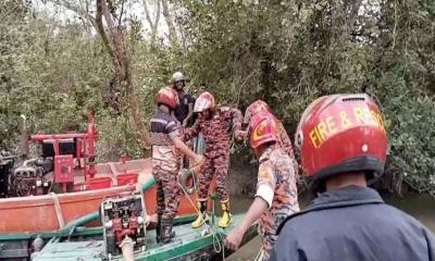 সুন্দরবনের আগুন নেভানোর কাজ শুরু করতে পারেনি ফায়ার সার্ভিস