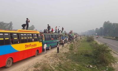 যে কারণে বঙ্গবন্ধু সেতু মহাসড়কে ১৩ কিমি যানজট