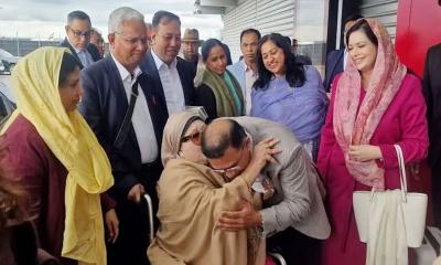 লন্ডন থেকে ঢাকার উদ্দেশে খালেদা জিয়া, আজ সকালে নামবেন শাহজালাল বিমানবন্দরে