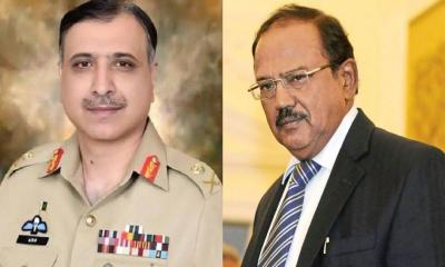 ভারত-পাকিস্তান উত্তেজনা প্রশমনে অজিত দোভাল ও  আসিম মালিকের ফোনালাপ