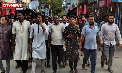 হাসনাত আব্দুল্লাহর উপর হামলার প্রতিবাদে মোংলায় বিক্ষোভ মিছিল