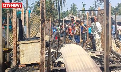 ঈশ্বরদীতে অগ্নিকাণ্ডে প্রাণ গেল গৃহণবধূর; চারটি বসতঘর ও ১২টি ছাগল পুড়ে ছাই