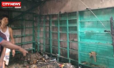 গাইবান্ধায় আগুনে পুড়লো ৫ দোকান, ৩০ লক্ষ টাকার ক্ষতি
