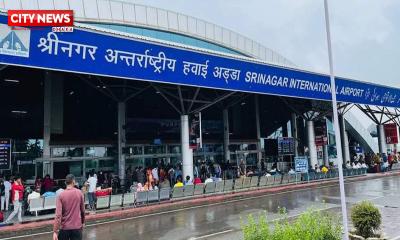 শ্রীনগর বিমানবন্দরের কাছে বিস্ফোরণের শব্দ