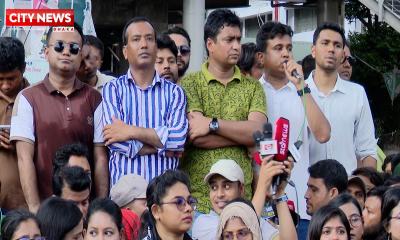 সাম্য হত্যার বিচারের দাবিতে অবস্থান, আড়াই ঘণ্টা পর শাহবাগ ছাড়লো ছাত্রদল