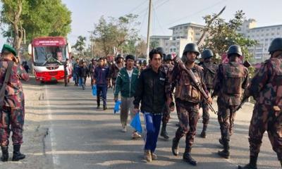 বিজিপিসহ মিয়ানমারের ৩৩০ জনকে ফেরত পাঠানোর প্রক্রিয়া শুরু