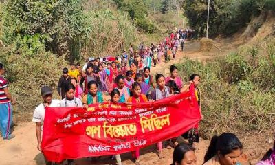 লংগদুতে সোমবার অর্ধদিবস অবরোধের ডাক ইউপিডিএফের