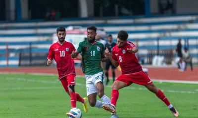 বাংলাদেশকে দুই গোলে হারালো লেবানন