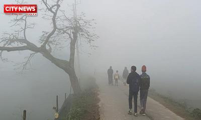 সূর্যের দেখা নেই, তীব্র শীতে কাঁপছে লালমনিরহাটের মানুষ