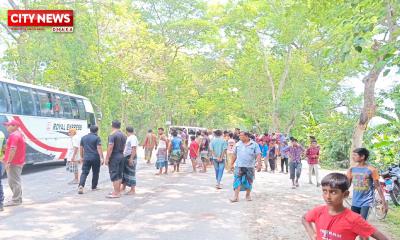 ফরিদপুরের মধুখালীতে ট্রাক-মাইক্রোবাস সংঘর্ষে এক নারী নিহত, আহত ২ জন