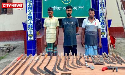 কালিয়ায় সেনাবাহিনীর অভিযানে অস্ত্রসহ আটক ৩