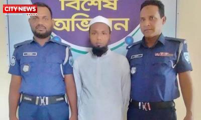 কিশোরগঞ্জে অস্ত্রসহ কথিত সমন্বয়ক গ্রেফতার