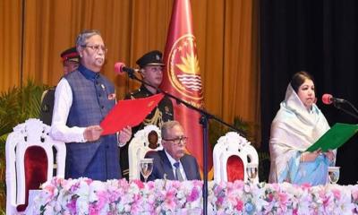 যেমন ছিল নতুন রাষ্ট্রপতি সাহাবুদ্দিনের শপথ গ্রহণ অনুষ্ঠান