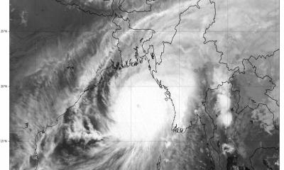 বাংলাদেশ অতিক্রম করে মিয়ানমার চলে গেছে ঘূর্ণিঝড় মোখা