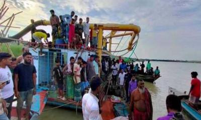 আড়িয়াল খাঁ নদে ড্রেজার ডুবে ৩ শ্রমিকের মৃত্যু