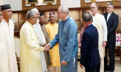 বঙ্গভবনে শেষ শুভেচ্ছা বিনিময়ে রাষ্ট্রপতি যা বললেন