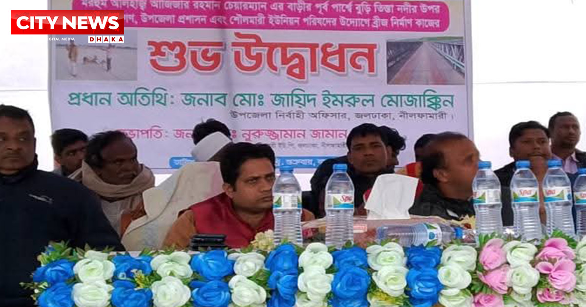 জনগনের অনুদান ও স্বেচ্ছাশ্রমে সেতু নির্মানের উদ্বোধন
