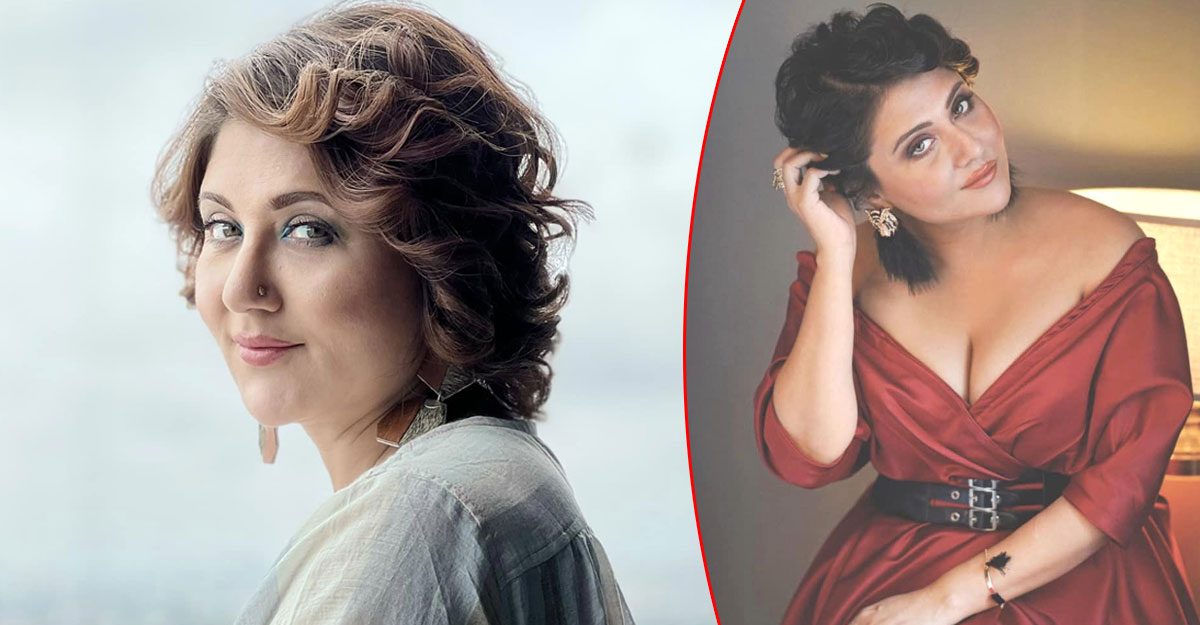 তোয়ালে জড়ানো ছবি দিয়ে তোপের মুখে স্বস্তিকা