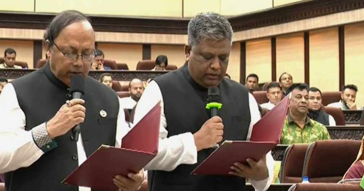 সিলেট ও রাজশাহী সিটির মেয়রকে শপথ পাঠ করালেন প্রধানমন্ত্রী