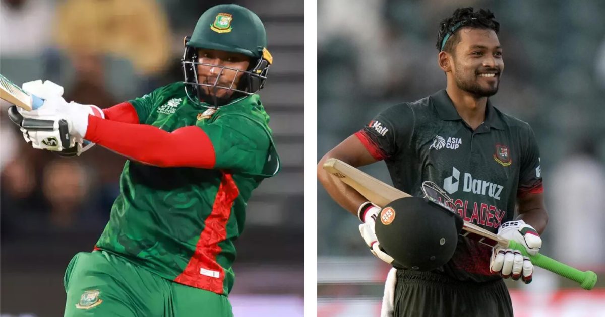 এগিয়েছেন সাকিব-শান্ত, অবনতি লিটন-তামিমের