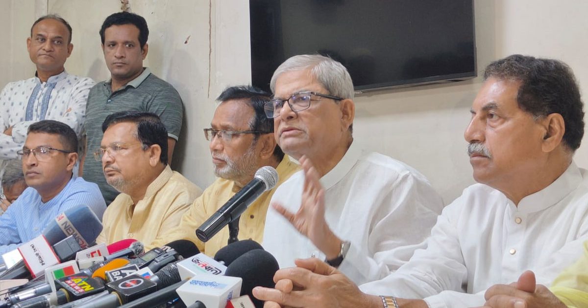 বিএনপির কিছু যায়-আসে না, শমসের-তৈমুর প্রসঙ্গে মির্জা ফখরুল