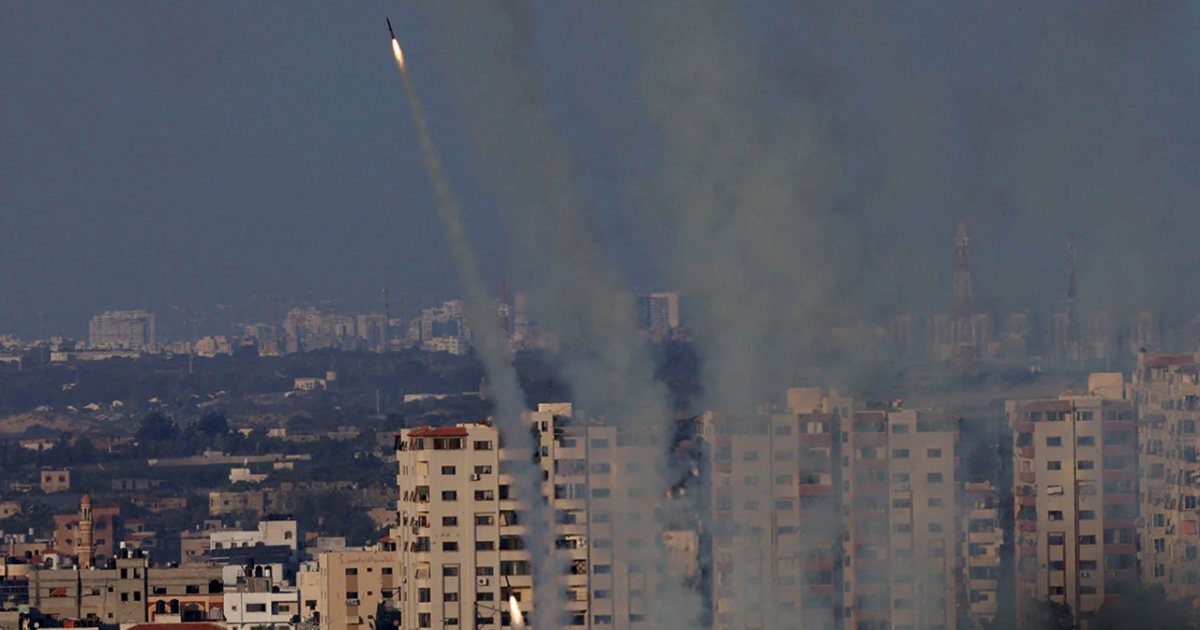 ফিলিস্তিন থেকে ইসরায়েলে রকেট হামলা