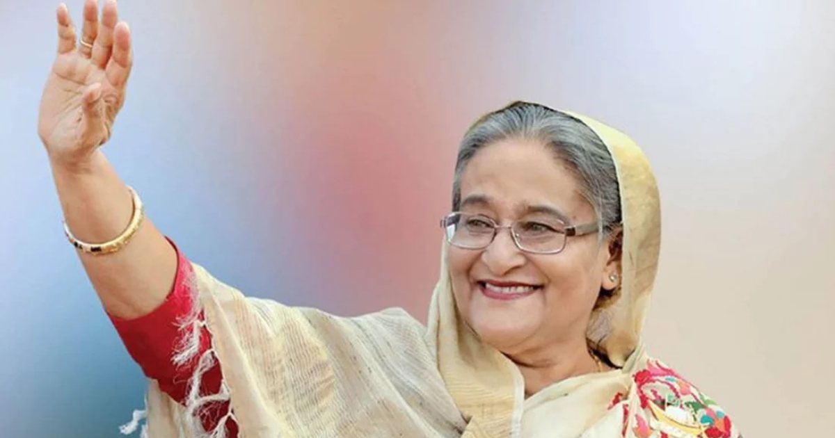 সিলেটে পৌঁছালেন শেখ হাসিনা