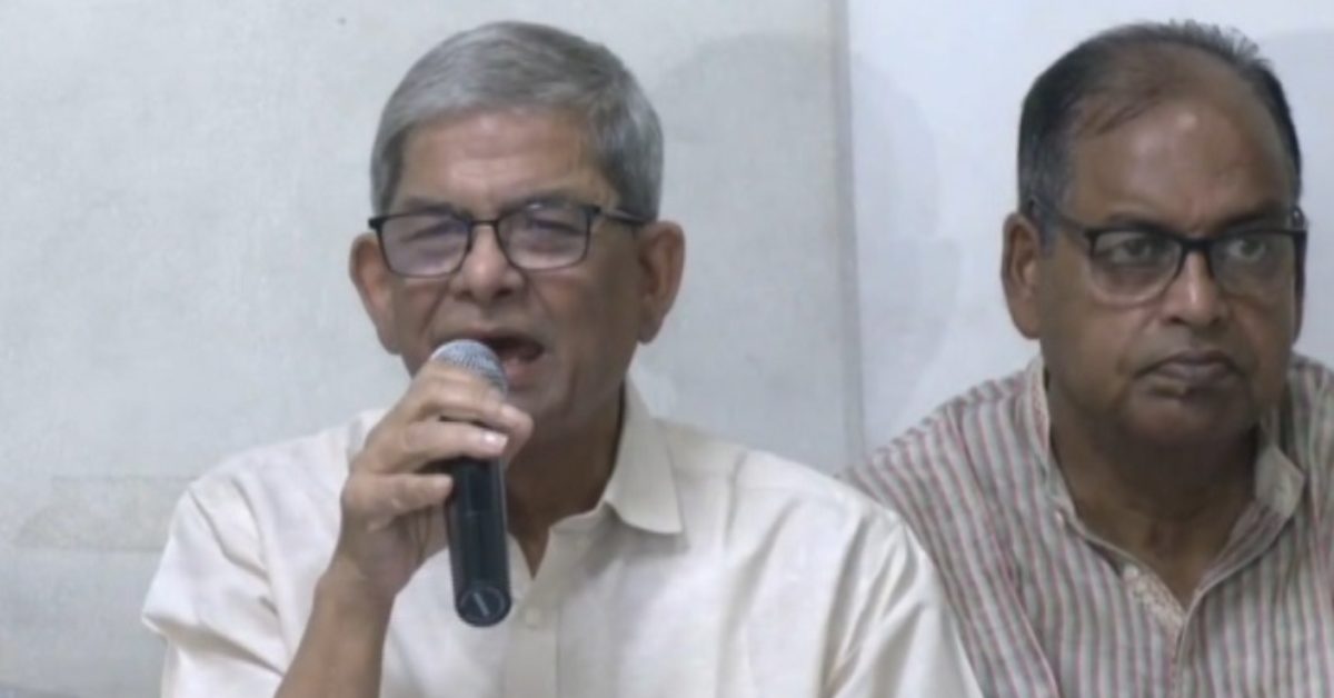 সরকার সাজা দিয়ে নিজের মতো নির্বাচন করতে চায়: মির্জা ফখরুল