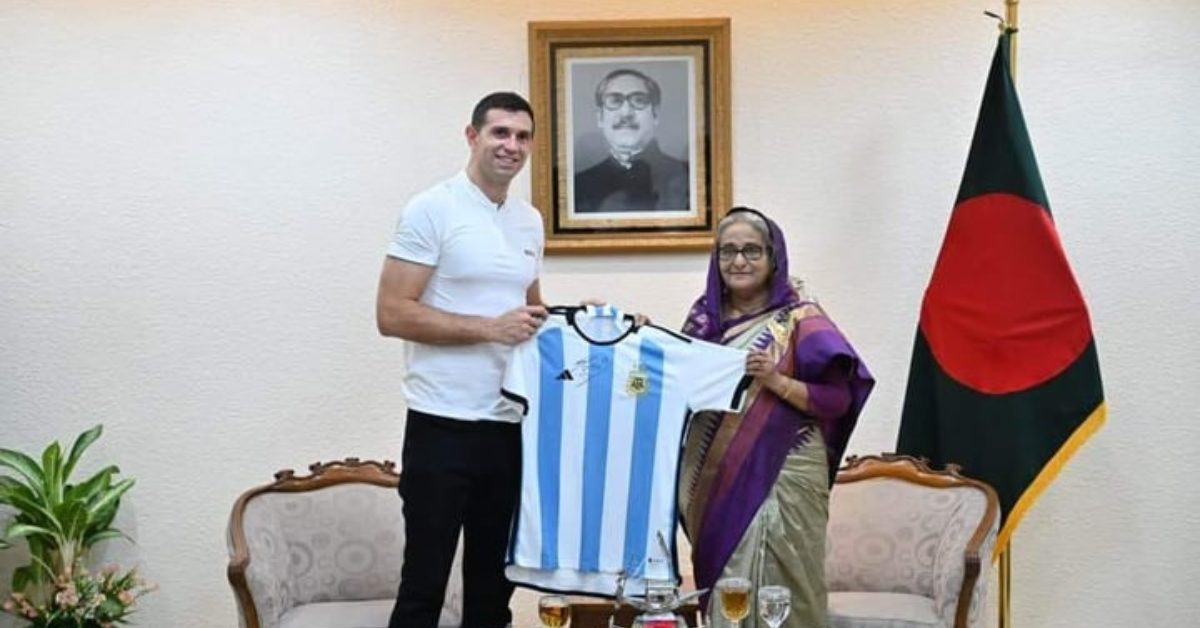 প্রধানমন্ত্রীর সঙ্গে মার্টিনেজের সৌজন্য সাক্ষাৎ