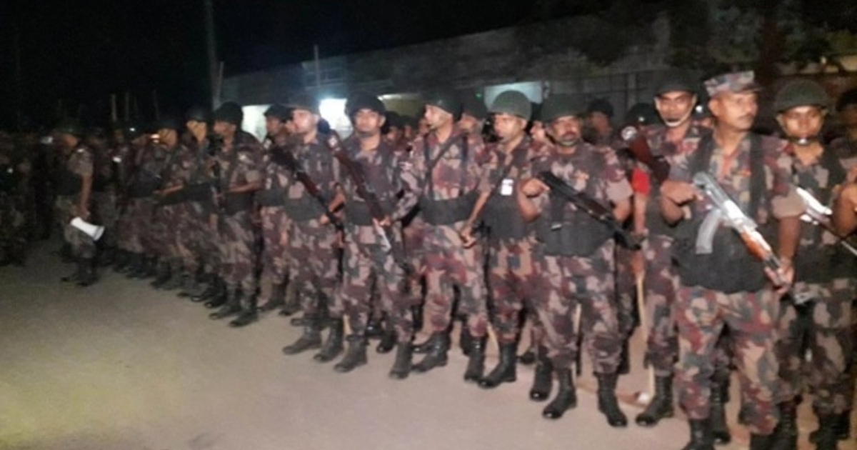 পরিস্থিতি নিয়ন্ত্রণে সাত প্লাটুন বিজিবি মোতায়েন রাবিতে, পরিবেশ শান্ত