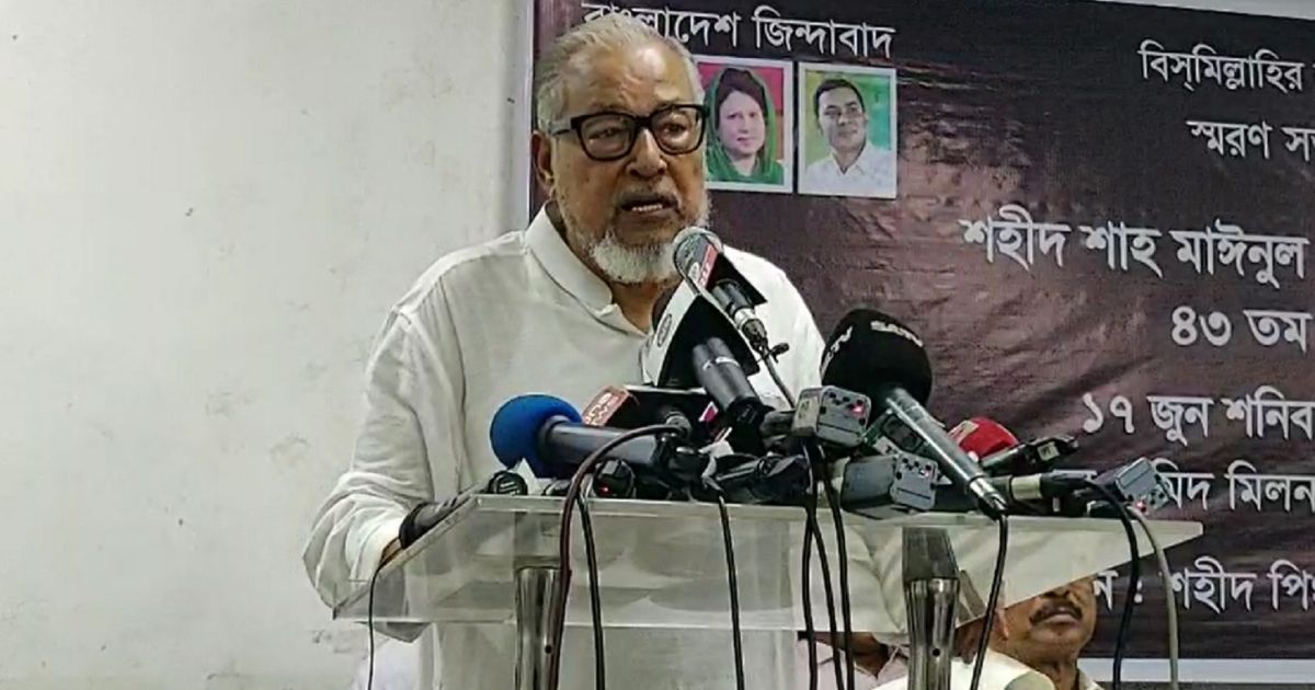 নিরপেক্ষ নির্বাচনে আওয়ামী লীগ ক্ষমতায় আসলে মেনে নেব: নজরুল ইসলাম