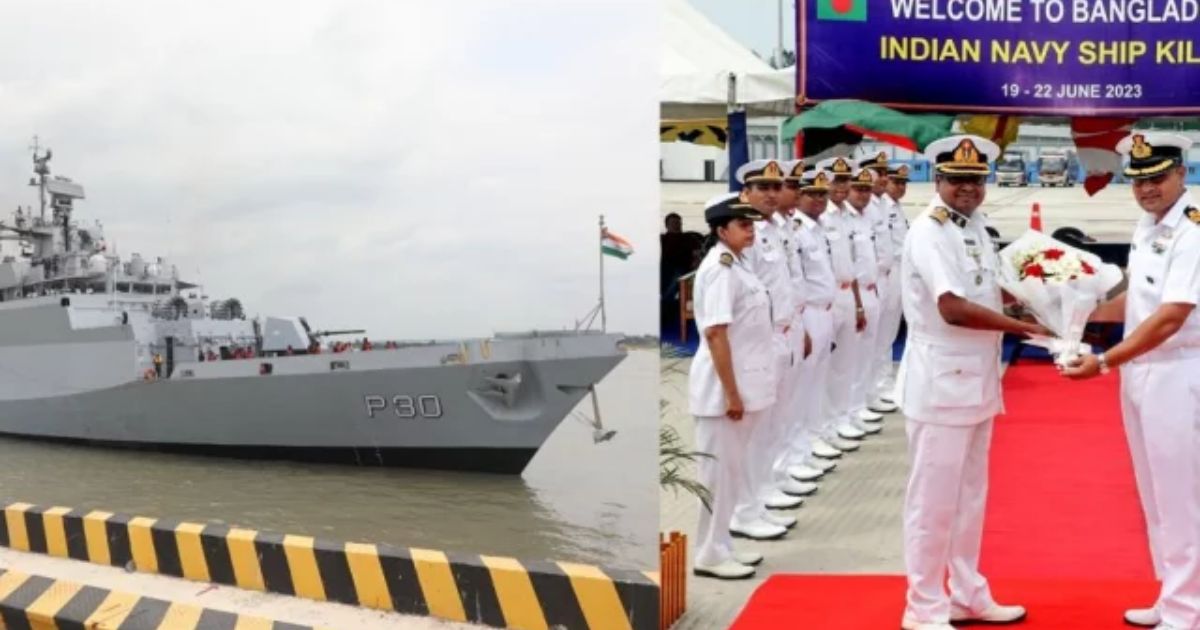 চট্টগ্রামে শুভেচ্ছা সফরে পৌঁছেছে ভারতীয় নৌবাহিনীর জাহাজ