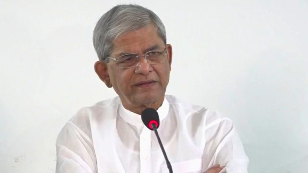 অন্তর্বর্তী সরকারকে বেকায়দায় ফেলতেই স্বেচ্ছাসেবক দলের নেতা হত্যা : মির্জা ফখরুল