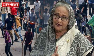 আন্দোলনে গুলি চালানোর নির্দেশ দেওয়া অডিওতে হাসিনার কণ্ঠ শনাক্ত