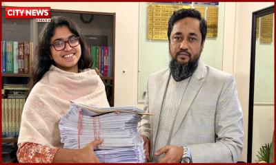 ঢাকা-৯ আসনে মনোনয়নপত্র জমা দিলেন তাসনিম জারা