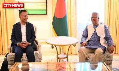লন্ডনে দেড় ঘণ্টা বৈঠক করলেন ড. ইউনূস-তারেক রহমান