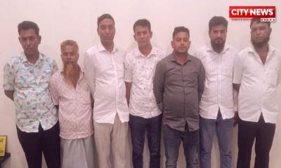 ফরিদপুরের সালথায় মারামারি ও বিস্ফোরণ মামলায় ৭ আ‍‍`লীগ নেতাকর্মী গ্রেপ্তার