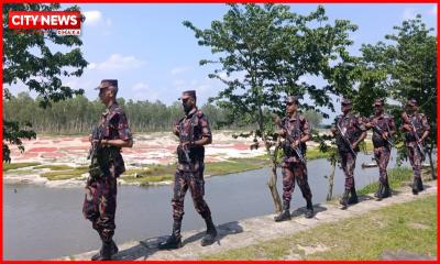 পঞ্চগড় সীমান্তে সতর্ক বিজিবি,  অনুপ্রবেশ ঠেকাতে  সতর্কতা জারি