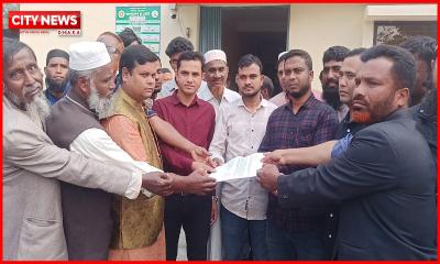 পঞ্চগড়ে বন্ধ চা কারখানা খুলে দিতে চা চাষীদের মানববন্ধন, স্মারকলিপি প্রদান