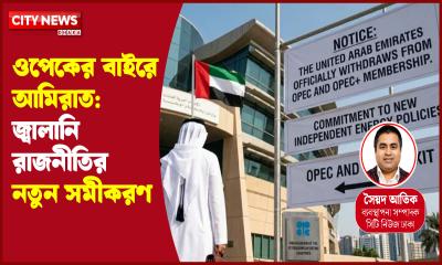 ওপেকের বাইরে আমিরাত: জ্বালানি রাজনীতির নতুন সমীকরণ