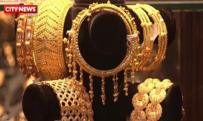 এক দিনের মাথায় কমল স্বর্ণের দাম